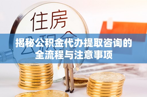 余江揭秘公积金代办提取咨询的全流程与注意事项