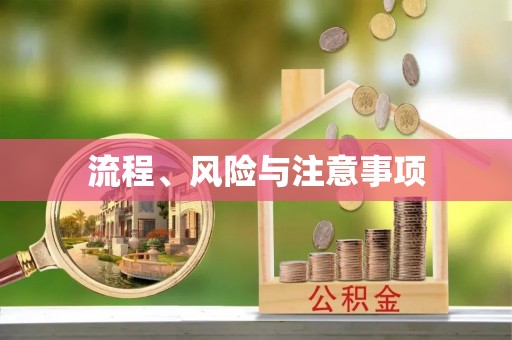 余江流程、风险与注意事项